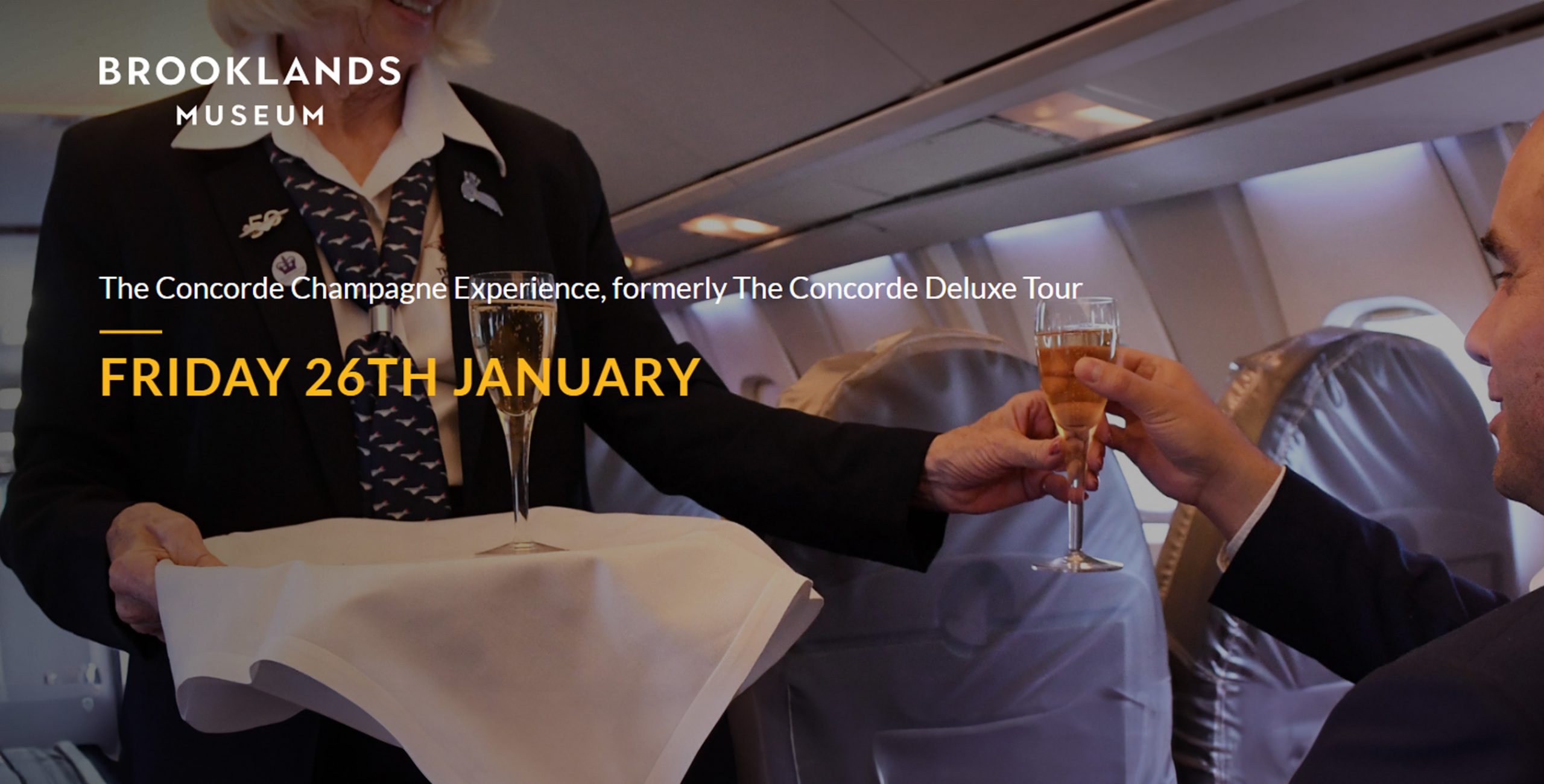 The Concorde Champagne Experience - 26 January | Brooklands Museum